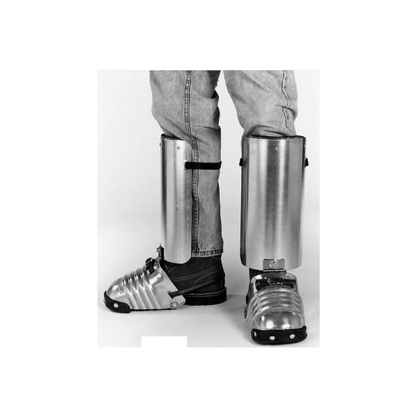 Ellwood Safety Appliance Co. Ellwood Safety Men's Foot-Shin Guards, Rubber Toe Clip, Rubber Strap, 5inW, Standard, 1 Pair 400-5 - main